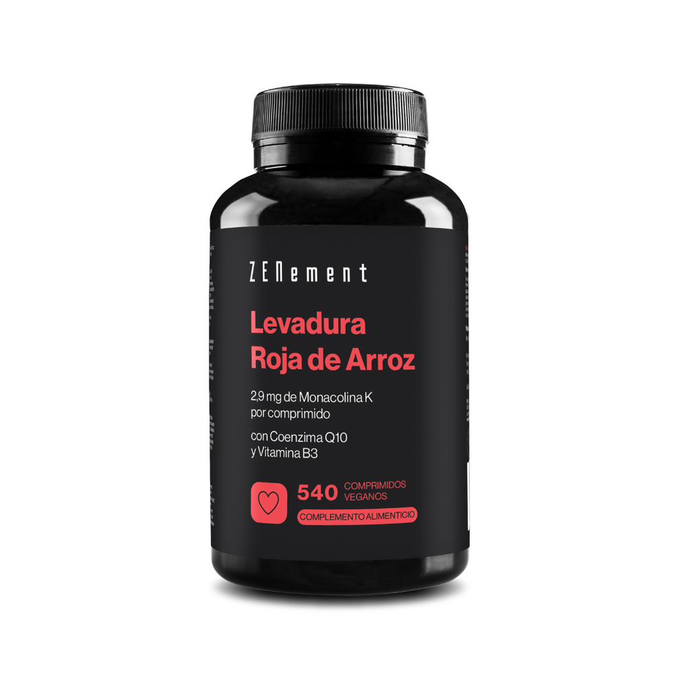 Levadura Roja de Arroz - 540 Comprimidos Veganas