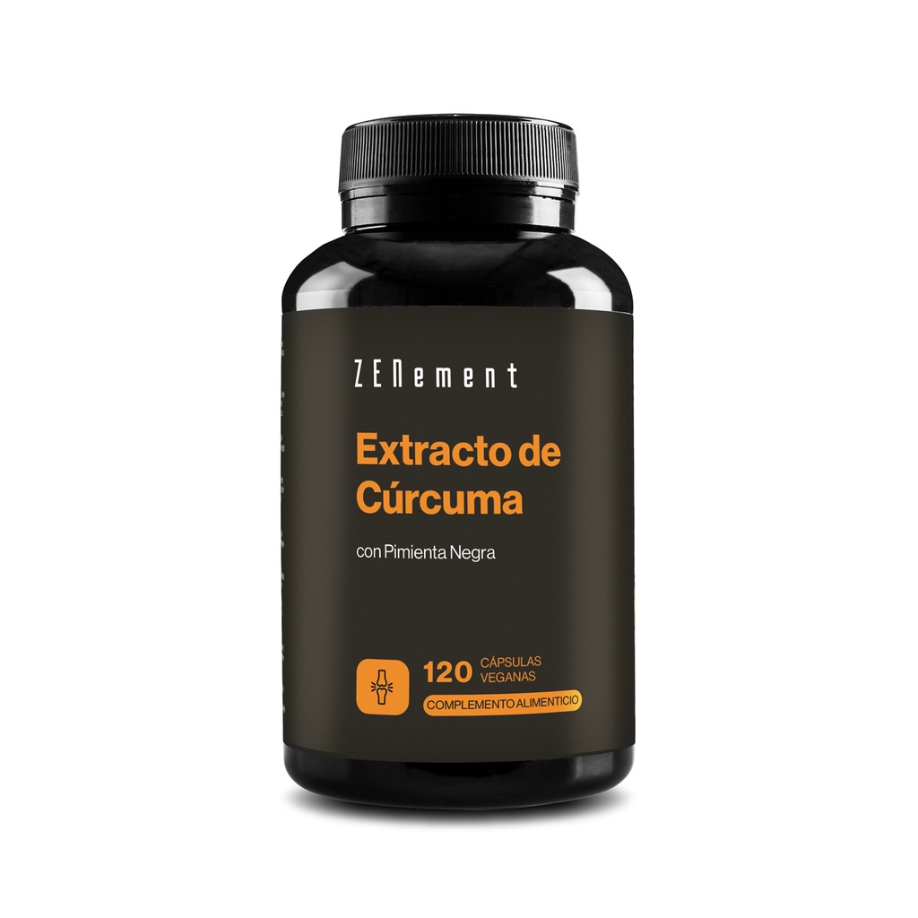 Extracto de Cúrcuma - 120 Cápsulas Veganas