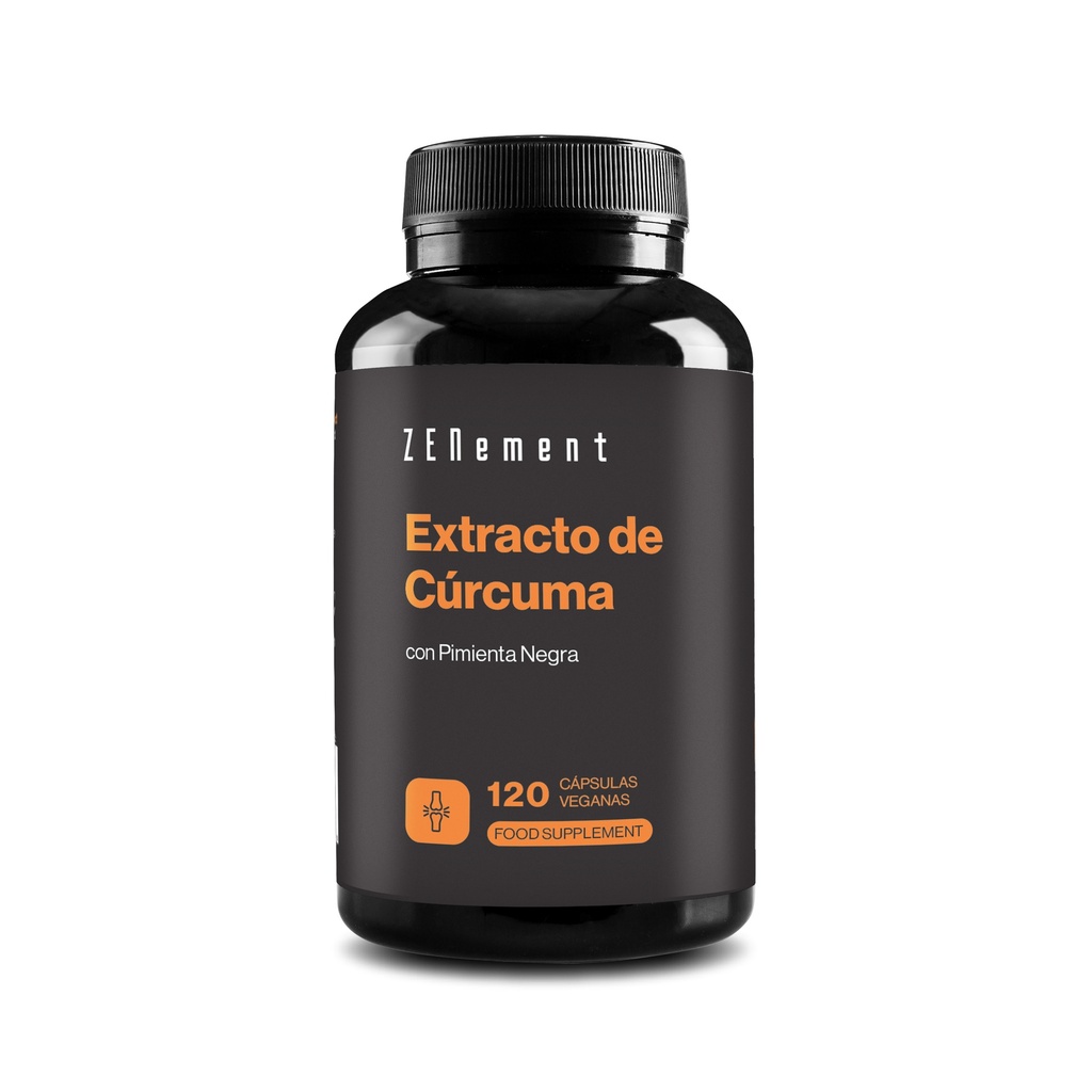 Extracto de Cúrcuma - 120 Cápsulas Veganas