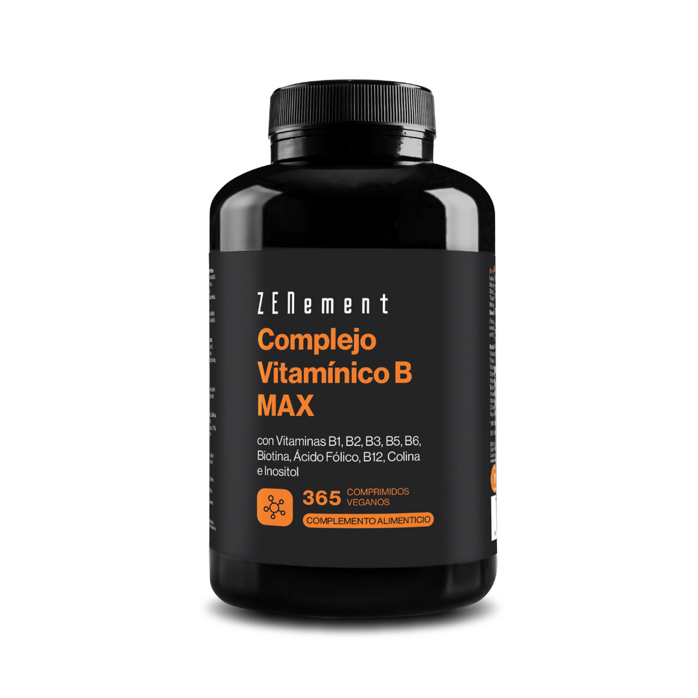 Complejo Vitamínico B MAX - 365 Comprimidos Veganas