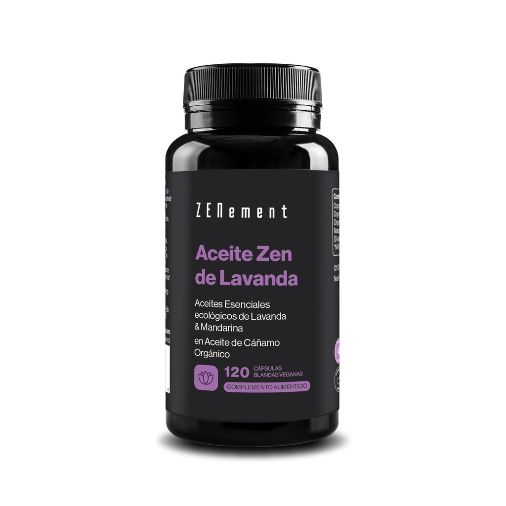 Aceite Zen de Lavanda - 120 Cápsulas blandas