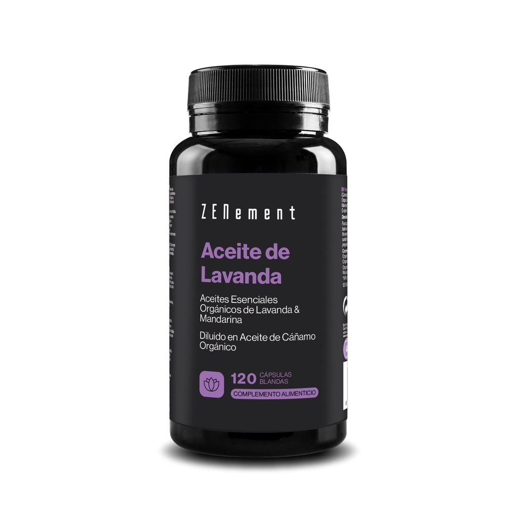 Aceite de Lavanda  - 120 Cápsulas blandas 