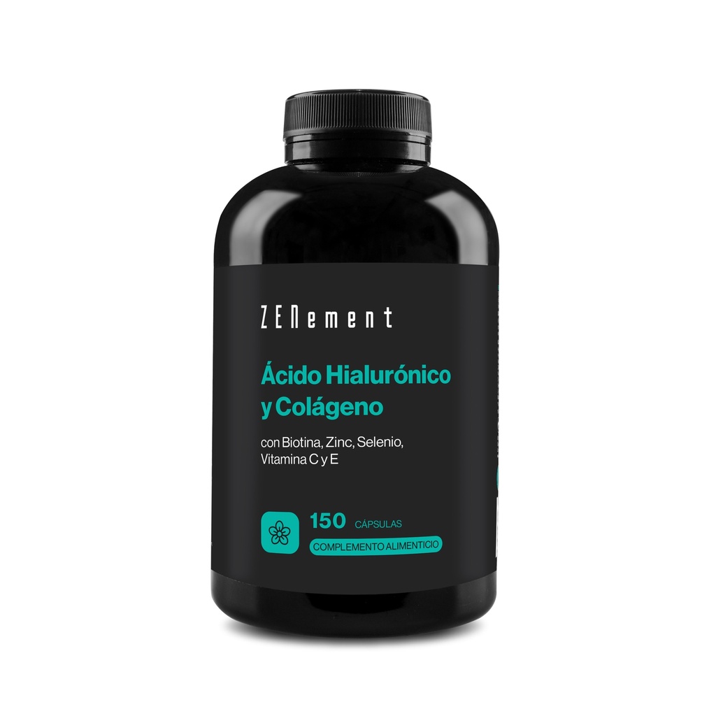 Ácido Hialurónico y Colágeno - 150 Cápsulas